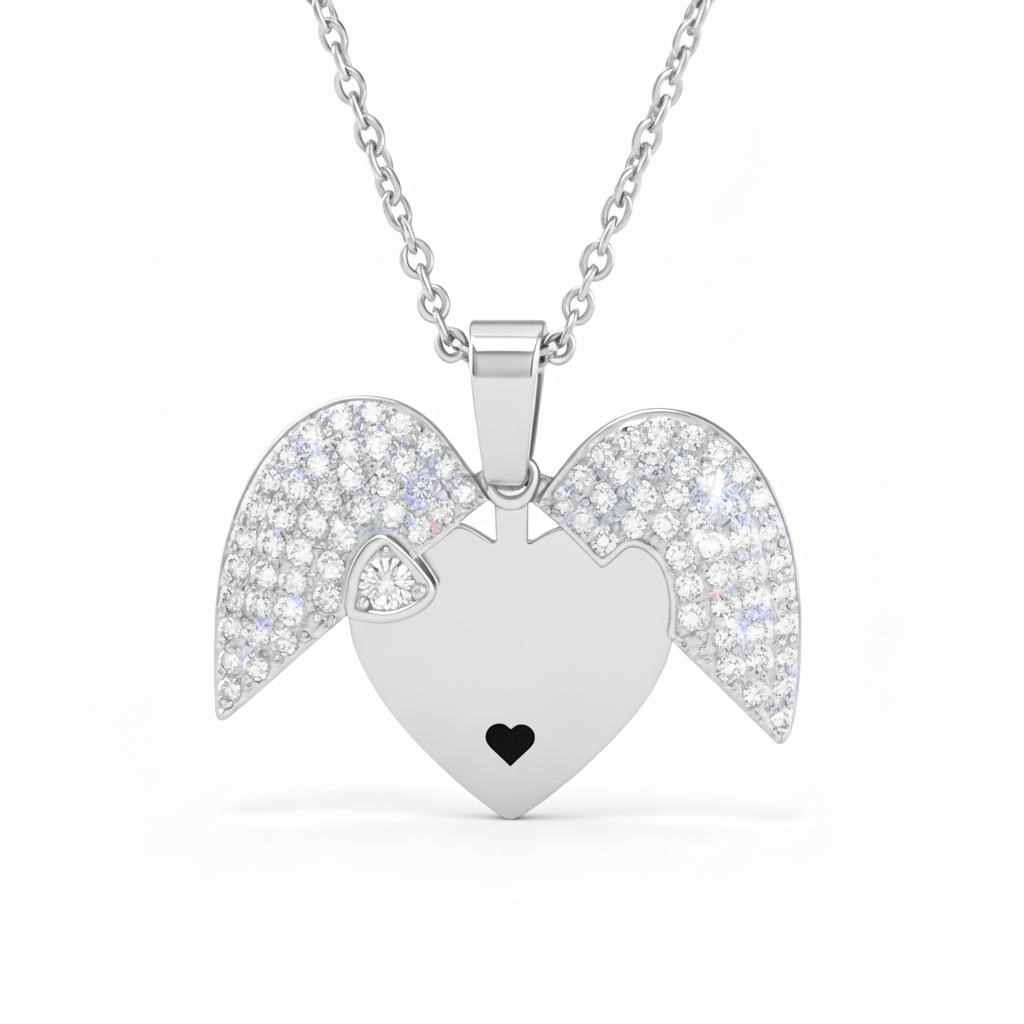 Colar "Coração de Anjo"