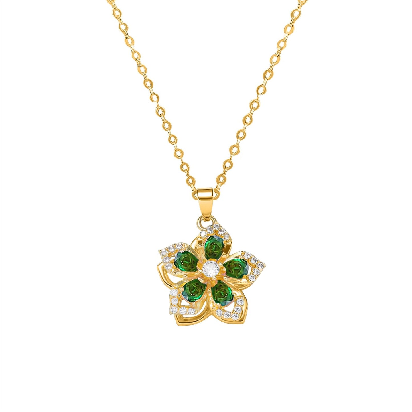 RICCARDI - COLLIER "Twist & Bloom" - Riccardi