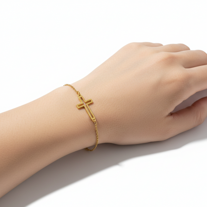 Pulseira "Cruz da Luz"