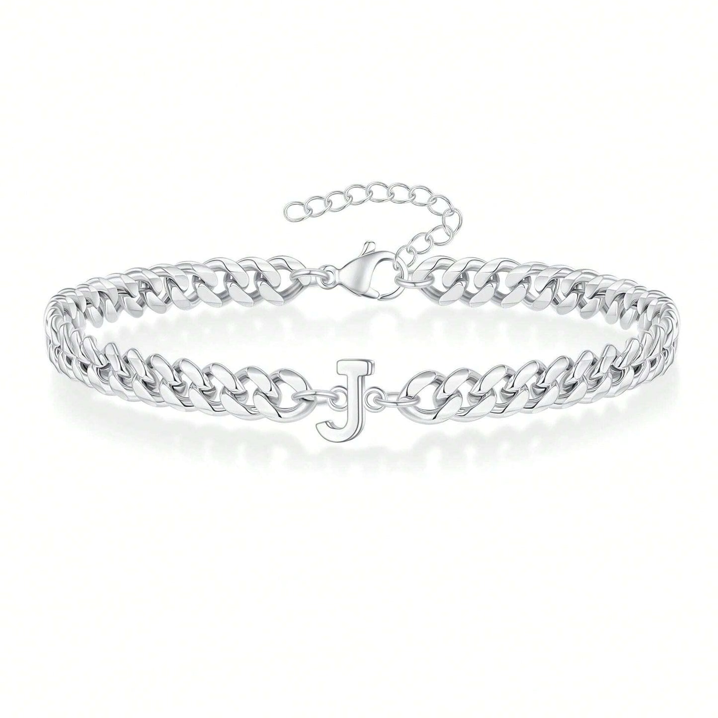 Pulseira Inicial "Curb Letter"