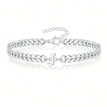 Pulseira Inicial "Curb Letter"