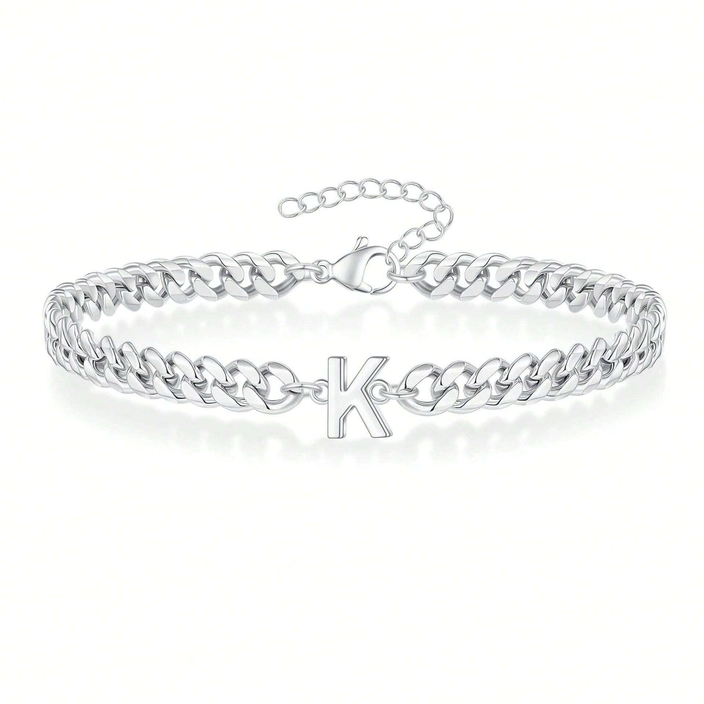 Pulseira Inicial "Curb Letter"