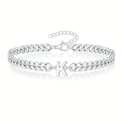 Pulseira Inicial "Curb Letter"