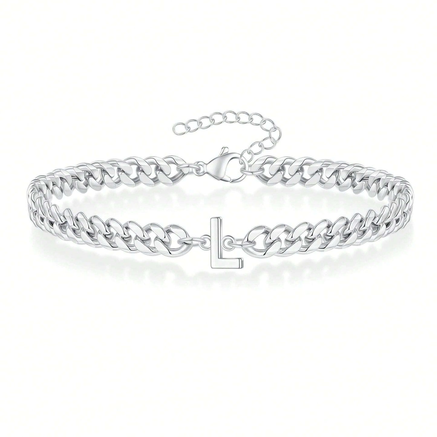 Pulseira Inicial "Curb Letter"