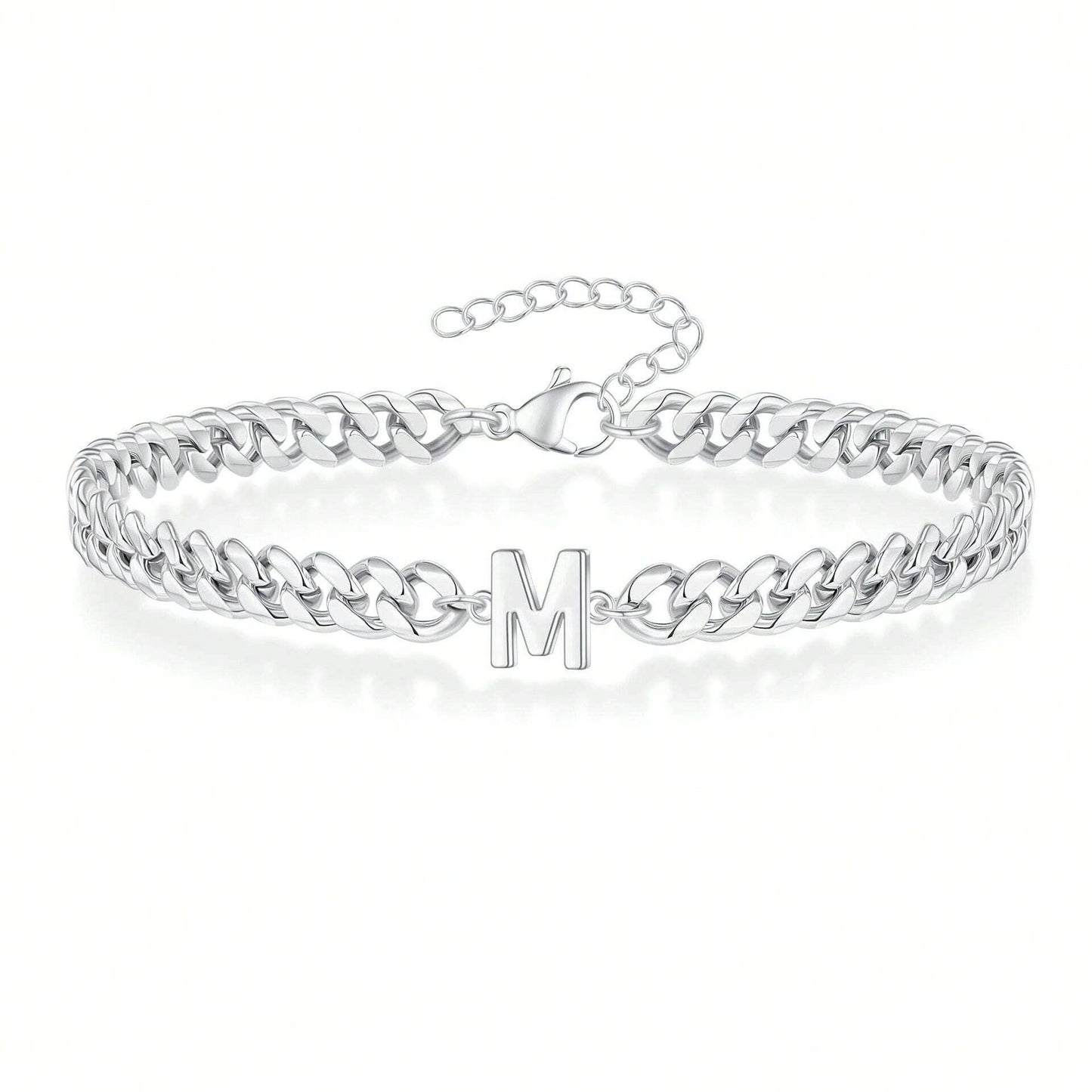 Pulseira Inicial "Curb Letter"