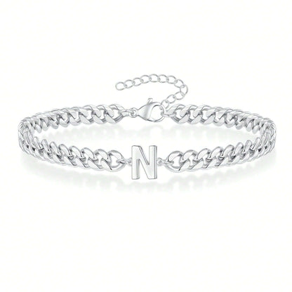 Pulseira Inicial "Curb Letter"