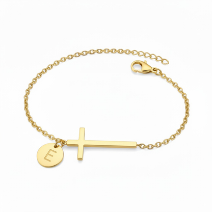 Pulseira Inicial "Cross"