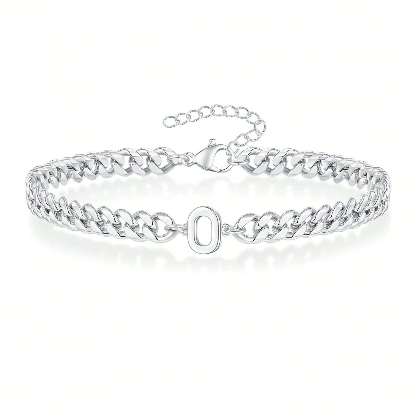 Pulseira Inicial "Curb Letter"