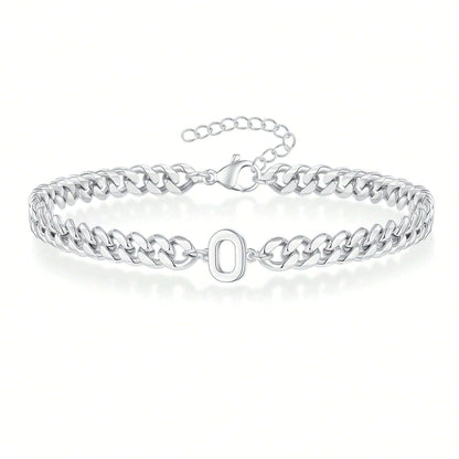 Pulseira Inicial "Curb Letter"