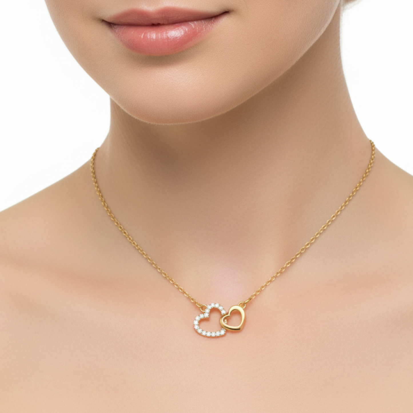 Colar "Duplo Amor"