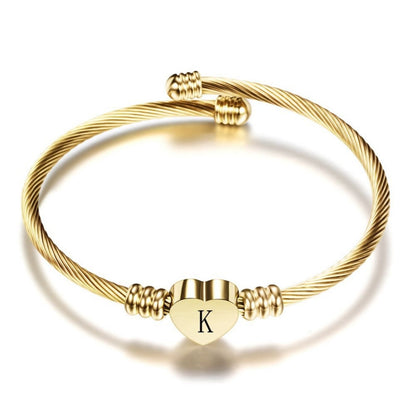 Pulseira Inicial "Heart"