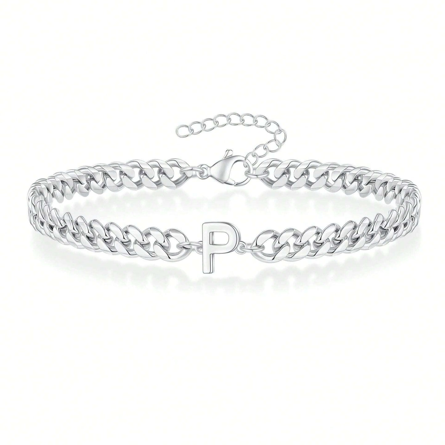 Pulseira Inicial "Curb Letter"