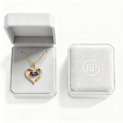 Colar com Nome "Entwined Hearts"