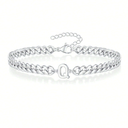 Pulseira Inicial "Curb Letter"