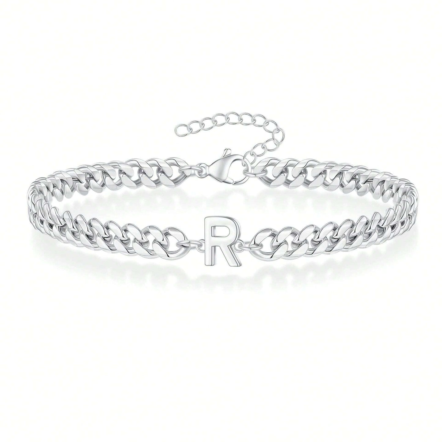 Pulseira Inicial "Curb Letter"