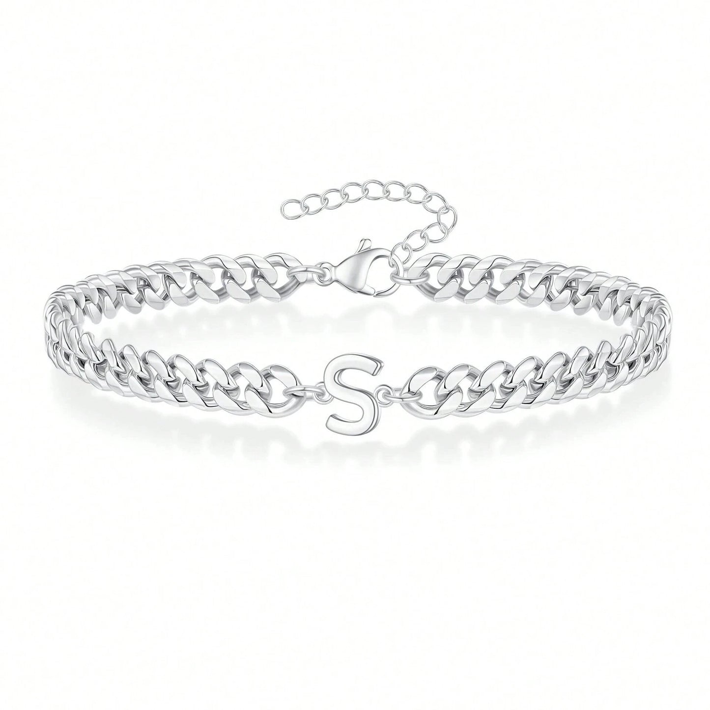 Pulseira Inicial "Curb Letter"