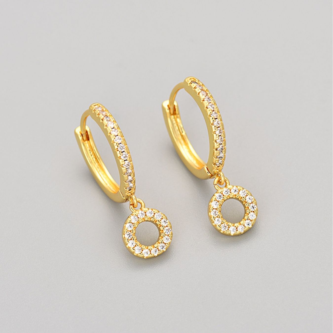 Brincos Iniciais "Cristal"