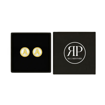 Brincos com Iniciais "Vintage"