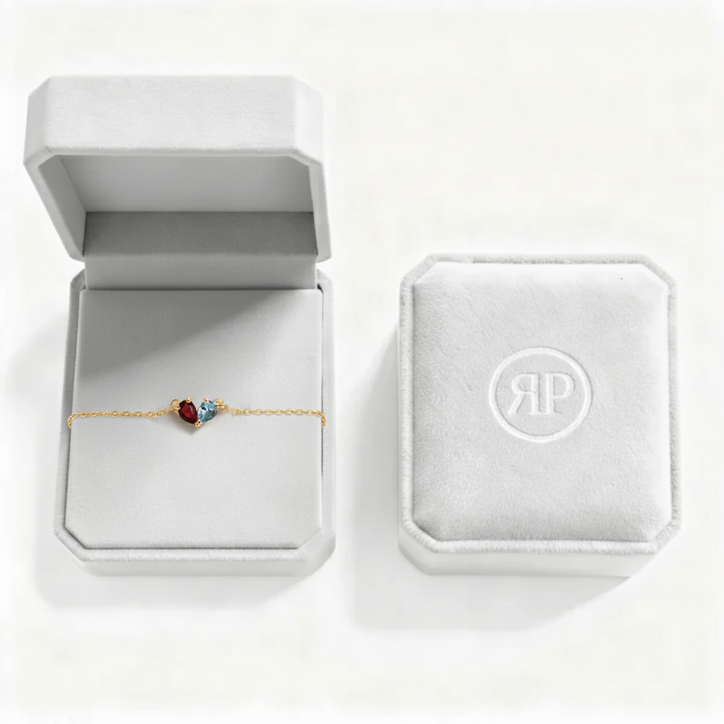 Pulseira "Twin Hearts"