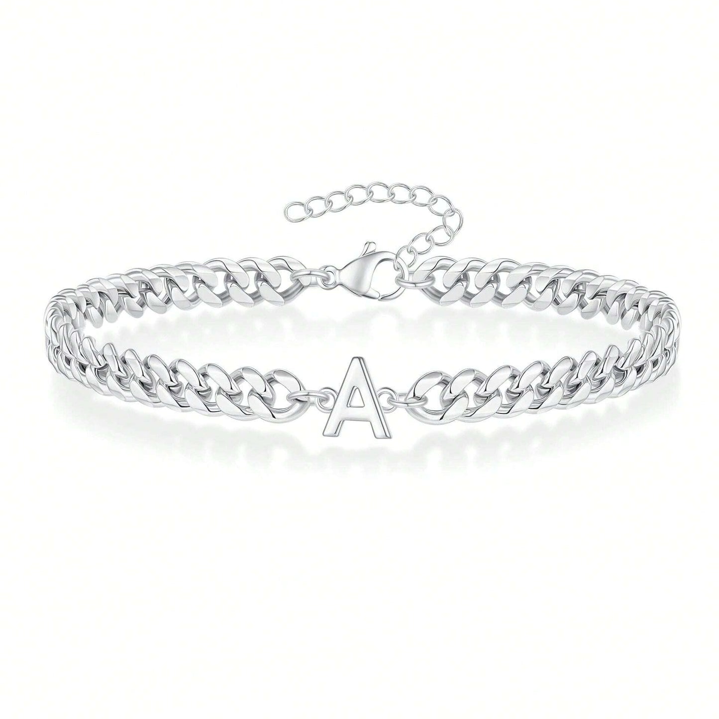 Pulseira Inicial "Curb Letter"