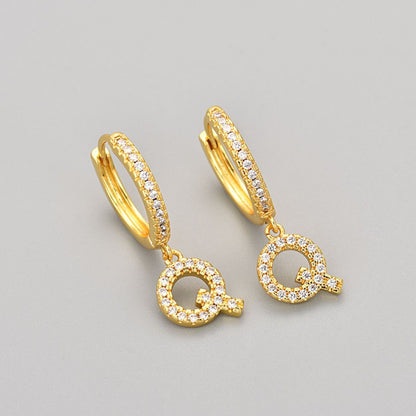 Brincos Iniciais "Cristal"
