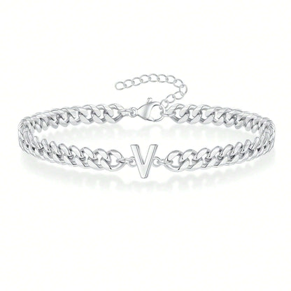 Pulseira Inicial "Curb Letter"