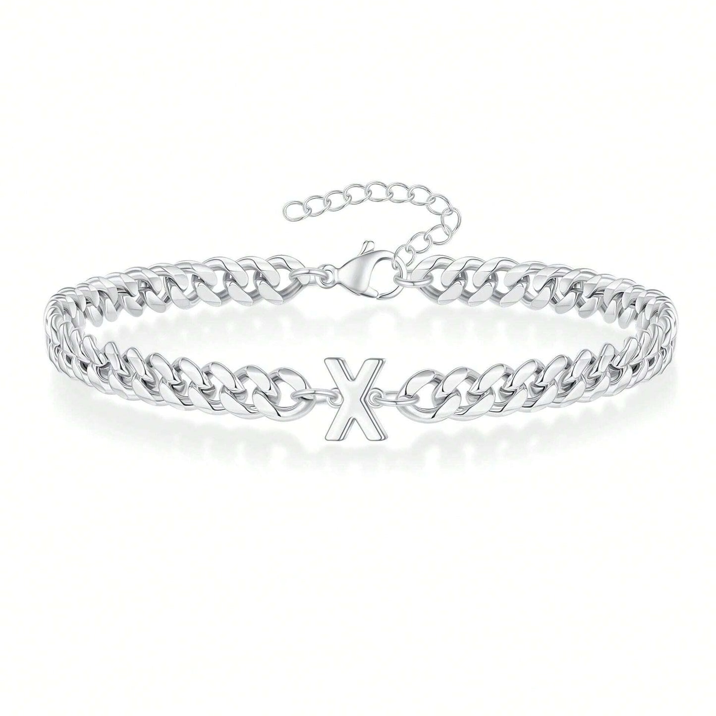 Pulseira Inicial "Curb Letter"