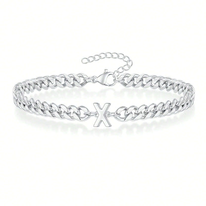 Pulseira Inicial "Curb Letter"