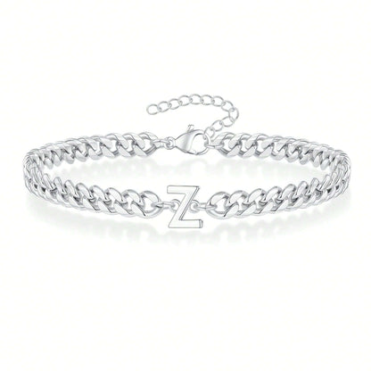 Pulseira Inicial "Curb Letter"