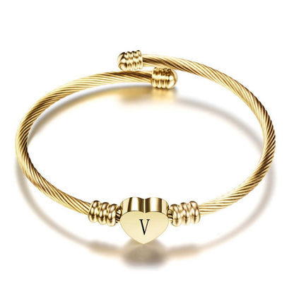 Pulseira Inicial "Heart"