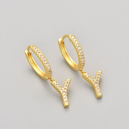 Brincos Iniciais "Cristal"