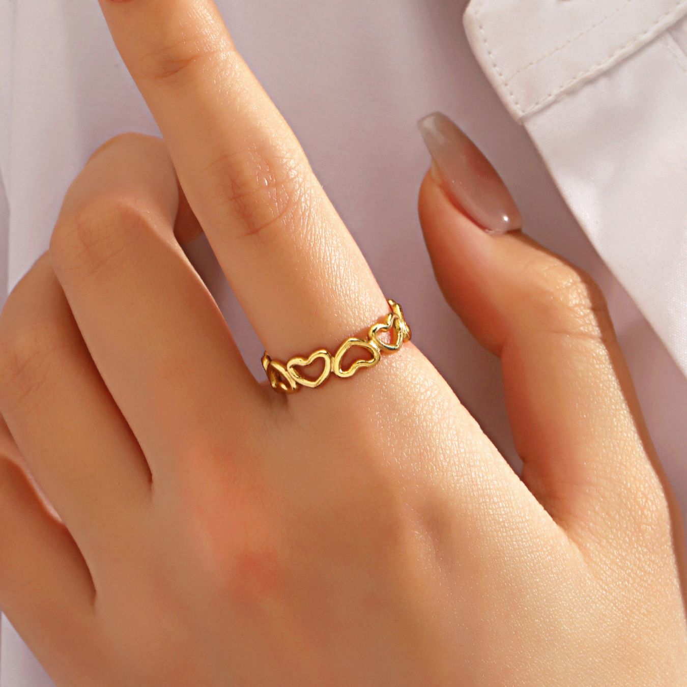 Anel Ajustável "Love Link"