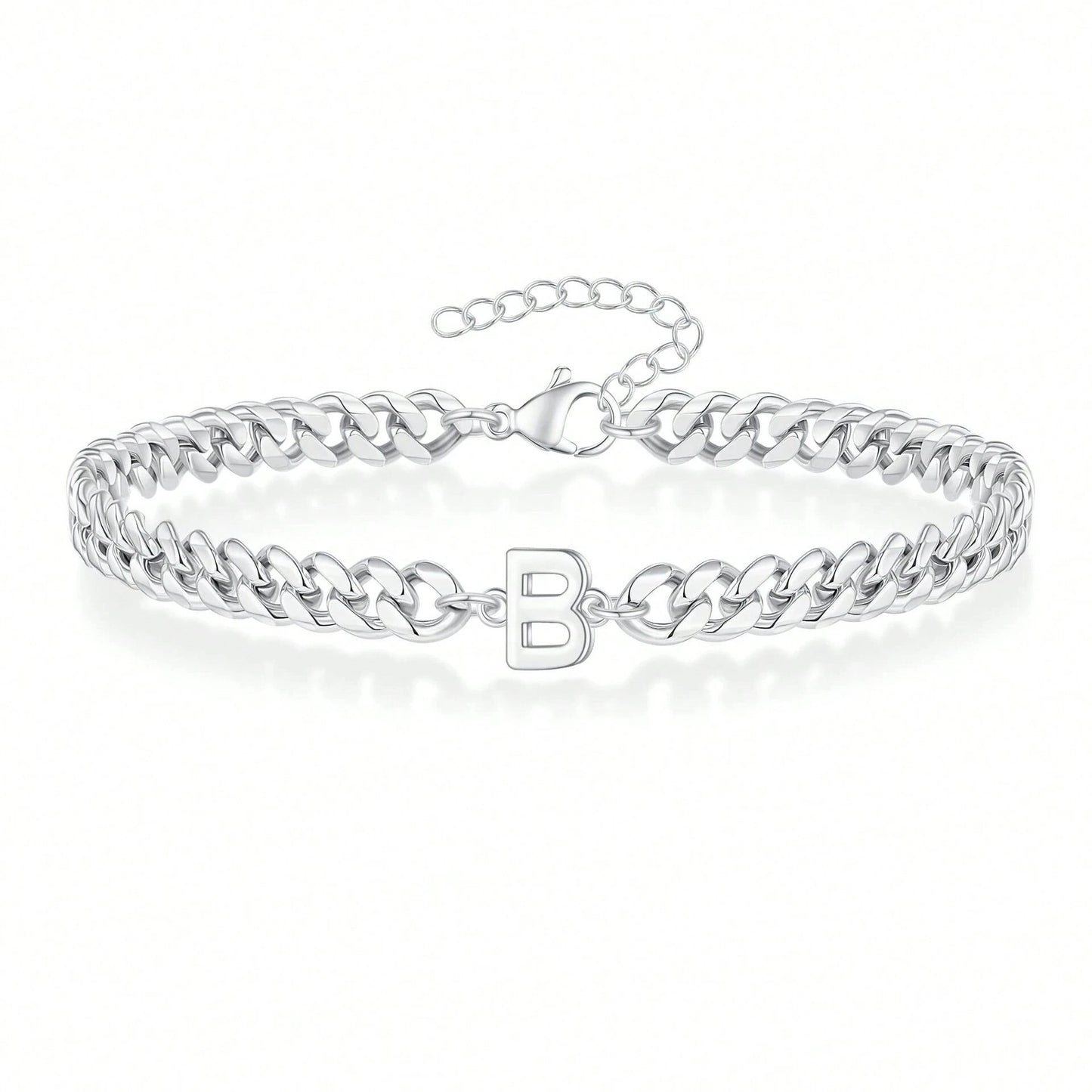 Pulseira Inicial "Curb Letter"