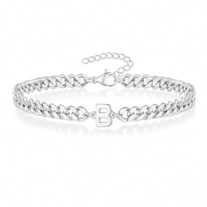 Pulseira Inicial "Curb Letter"