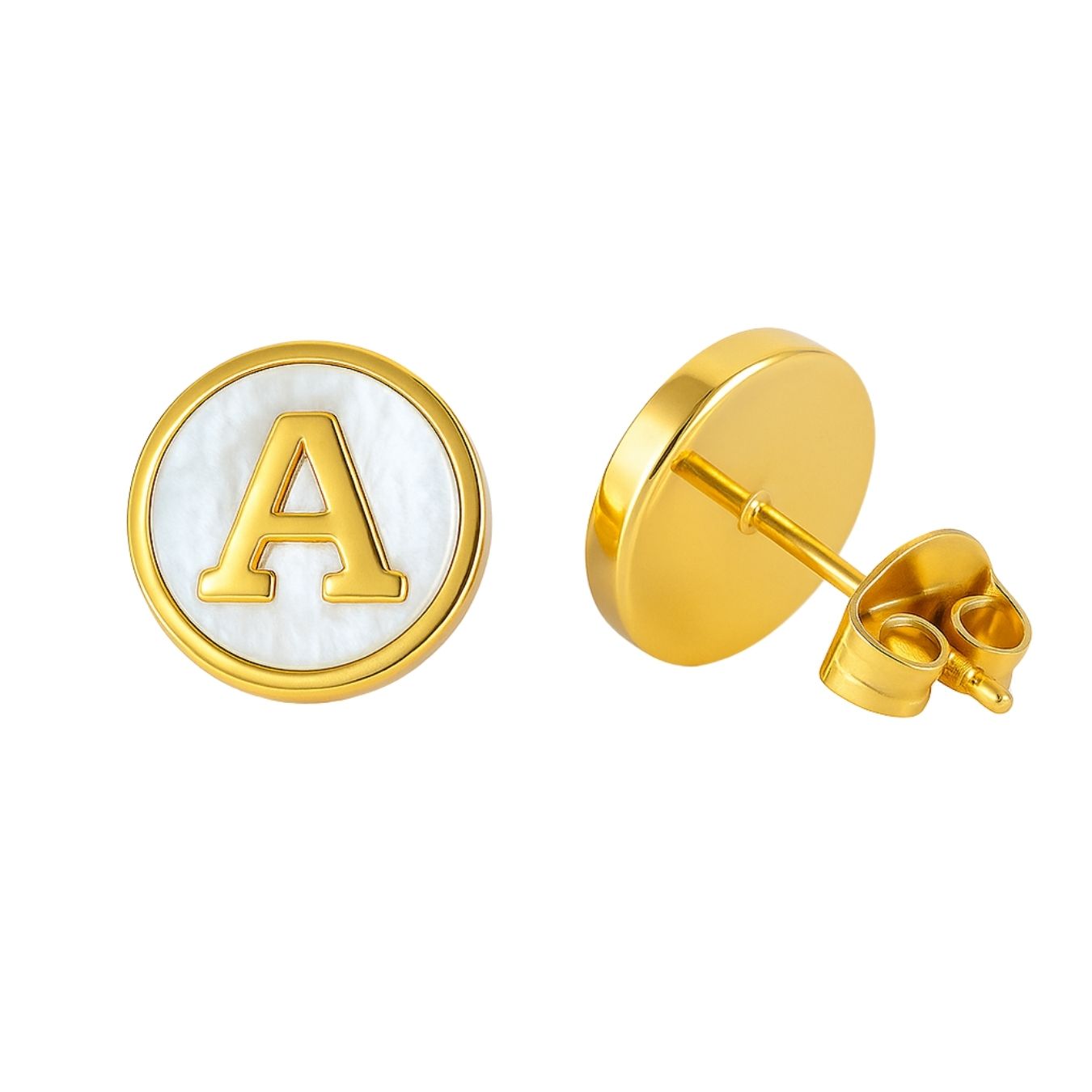 Brincos com Iniciais "Vintage"