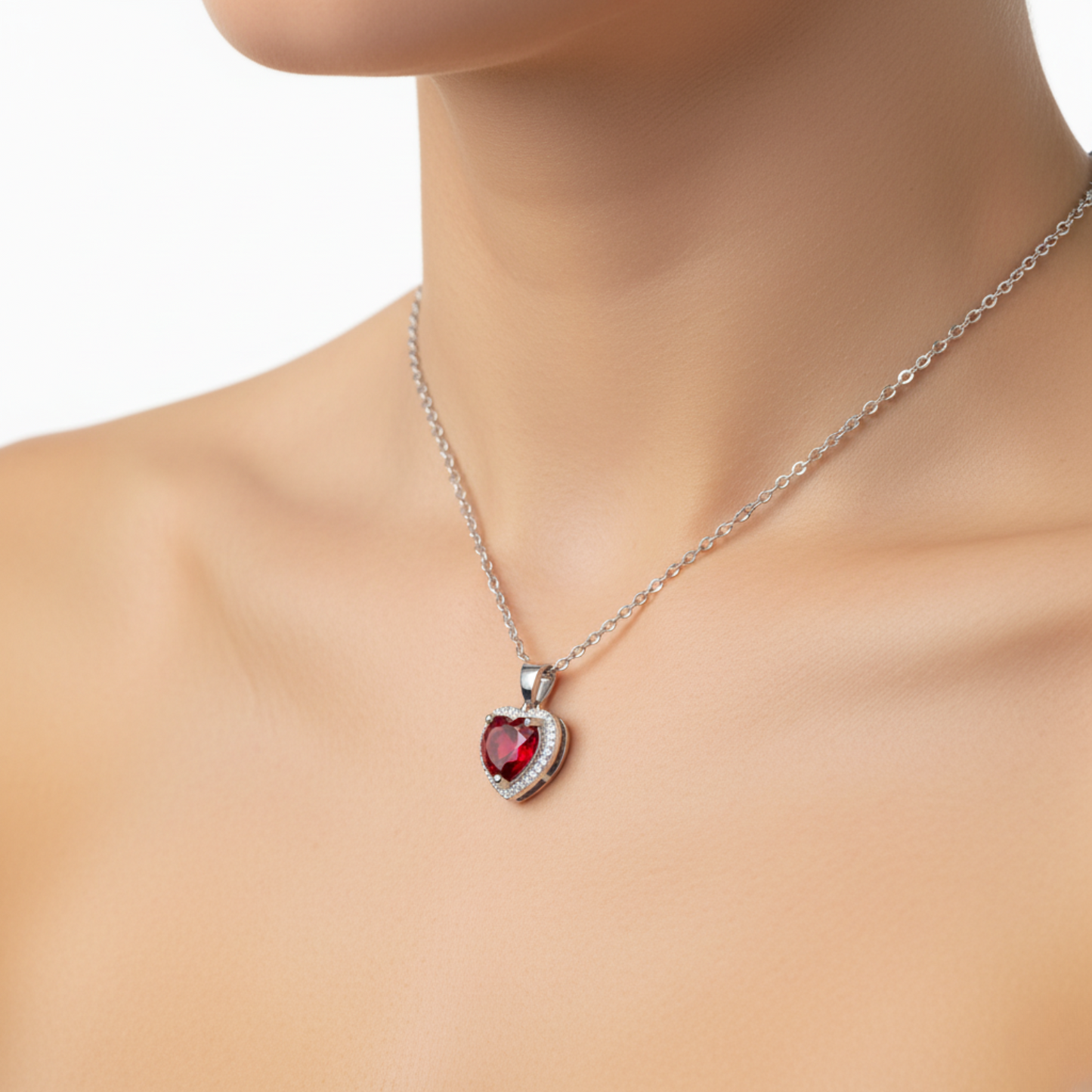Colar "Brilho Vermelho"