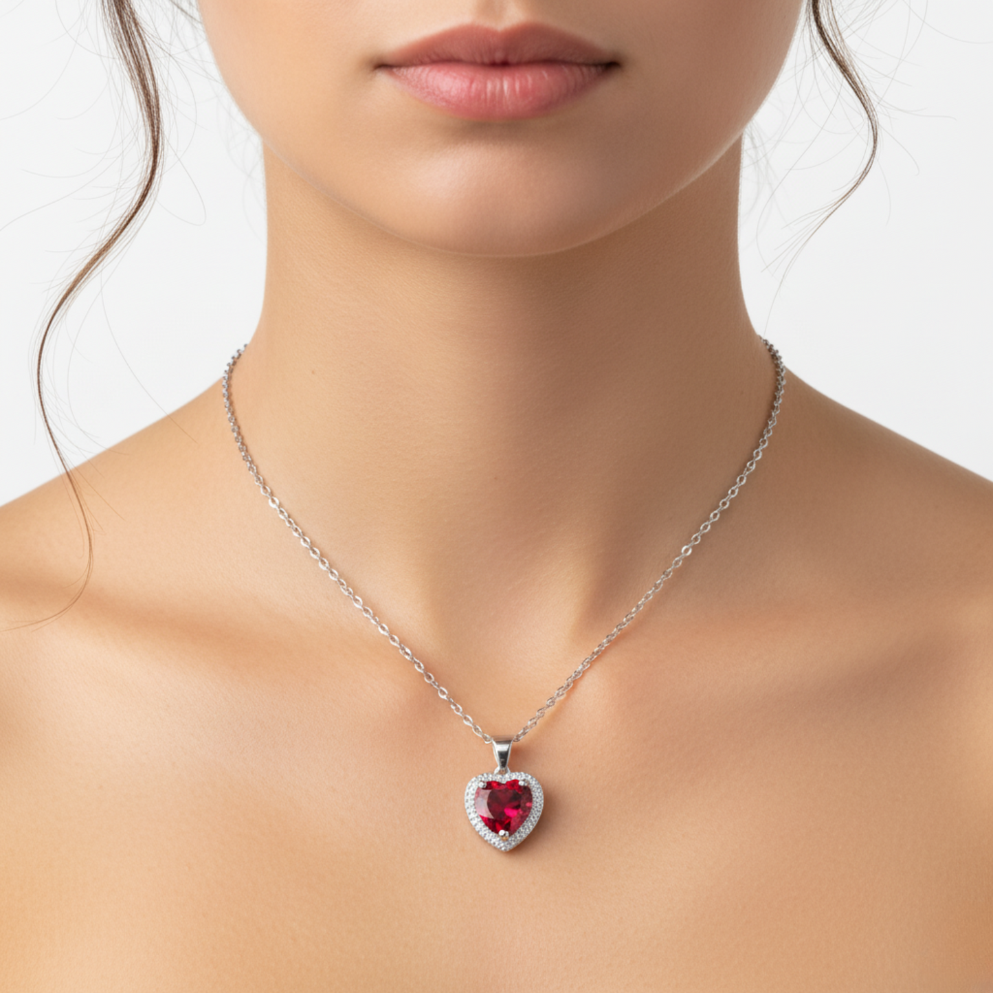 Colar "Brilho Vermelho"