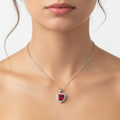 Colar "Brilho Vermelho"