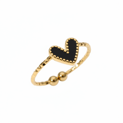 Anel Ajustável "Luna Heart"