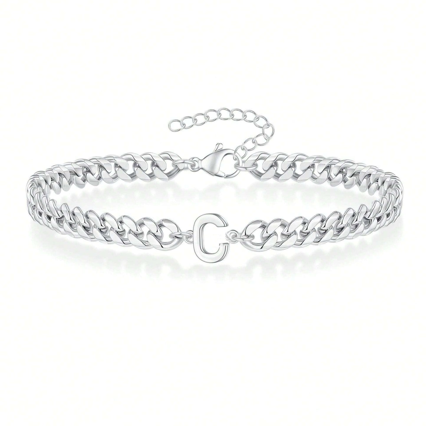 Pulseira Inicial "Curb Letter"
