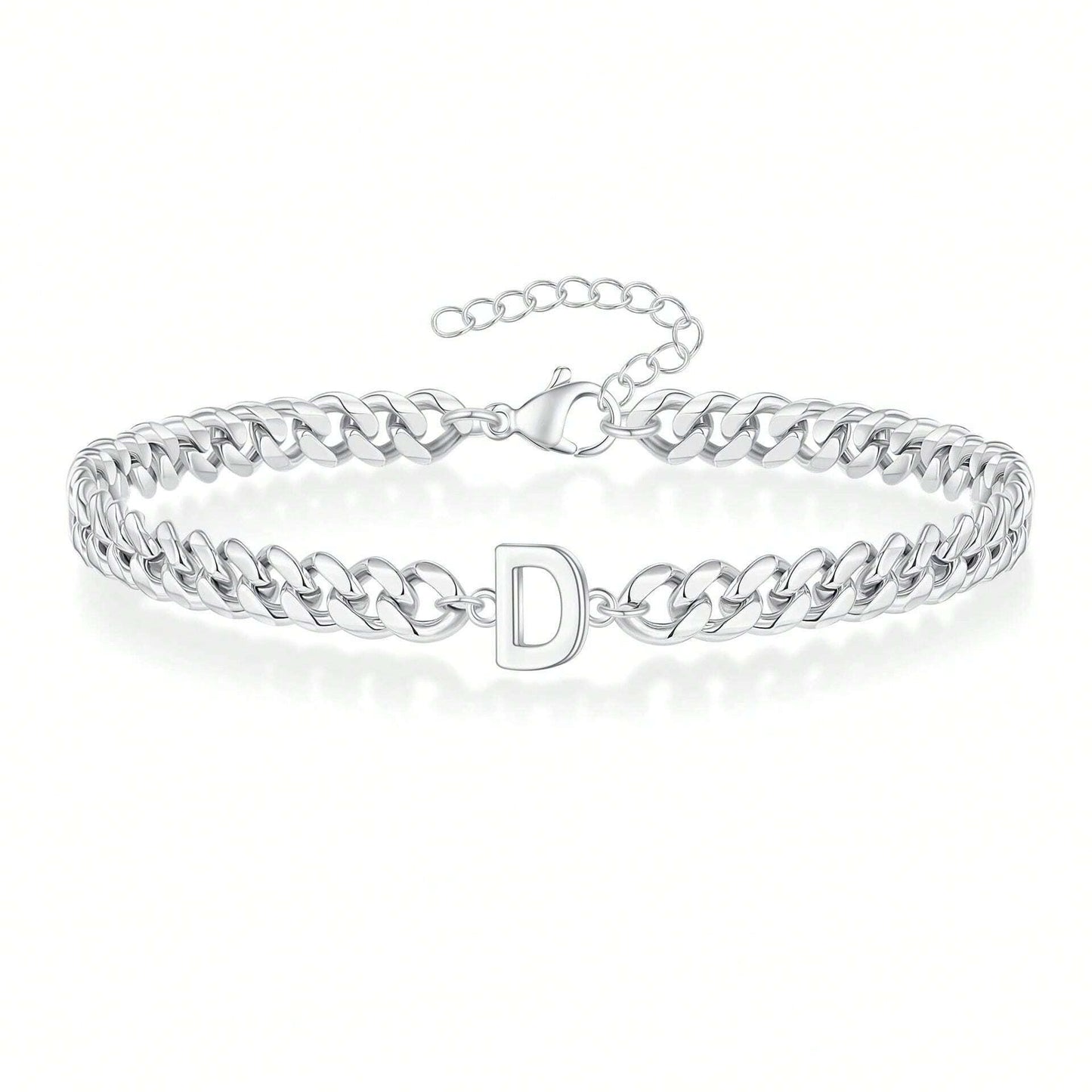 Pulseira Inicial "Curb Letter"