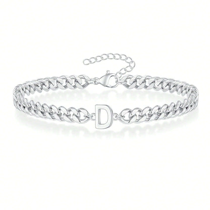 Pulseira Inicial "Curb Letter"