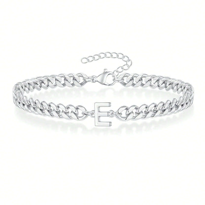 Pulseira Inicial "Curb Letter"