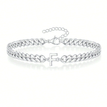 Pulseira Inicial "Curb Letter"