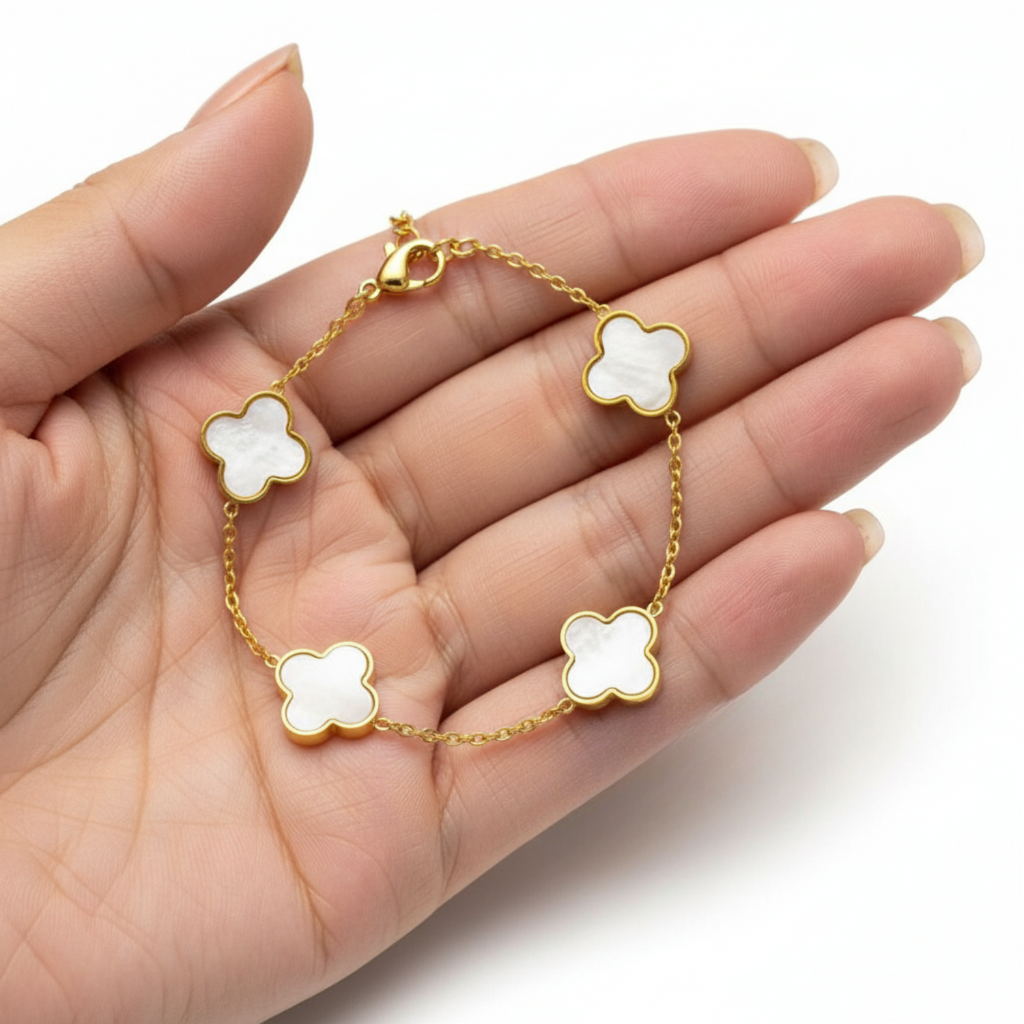 Pulseira "Blossom White"