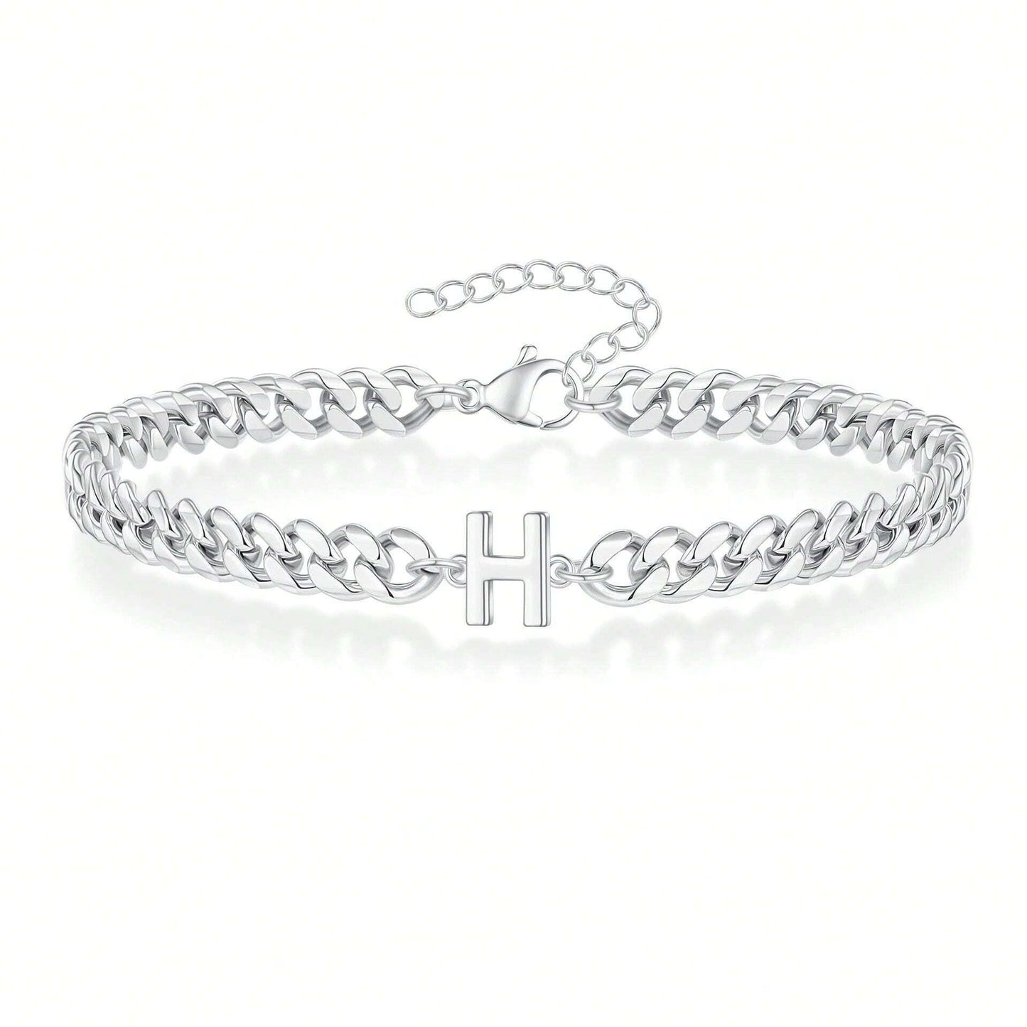 Pulseira Inicial "Curb Letter"