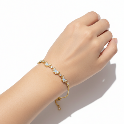 Pulseira "Brilho da Borboleta"