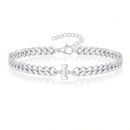 Pulseira Inicial "Curb Letter"