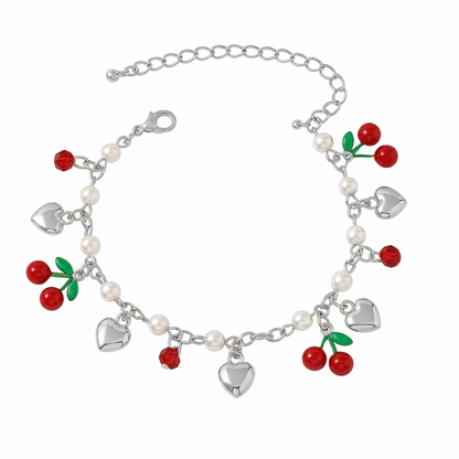 Pulseira "Beijo de Cereja"