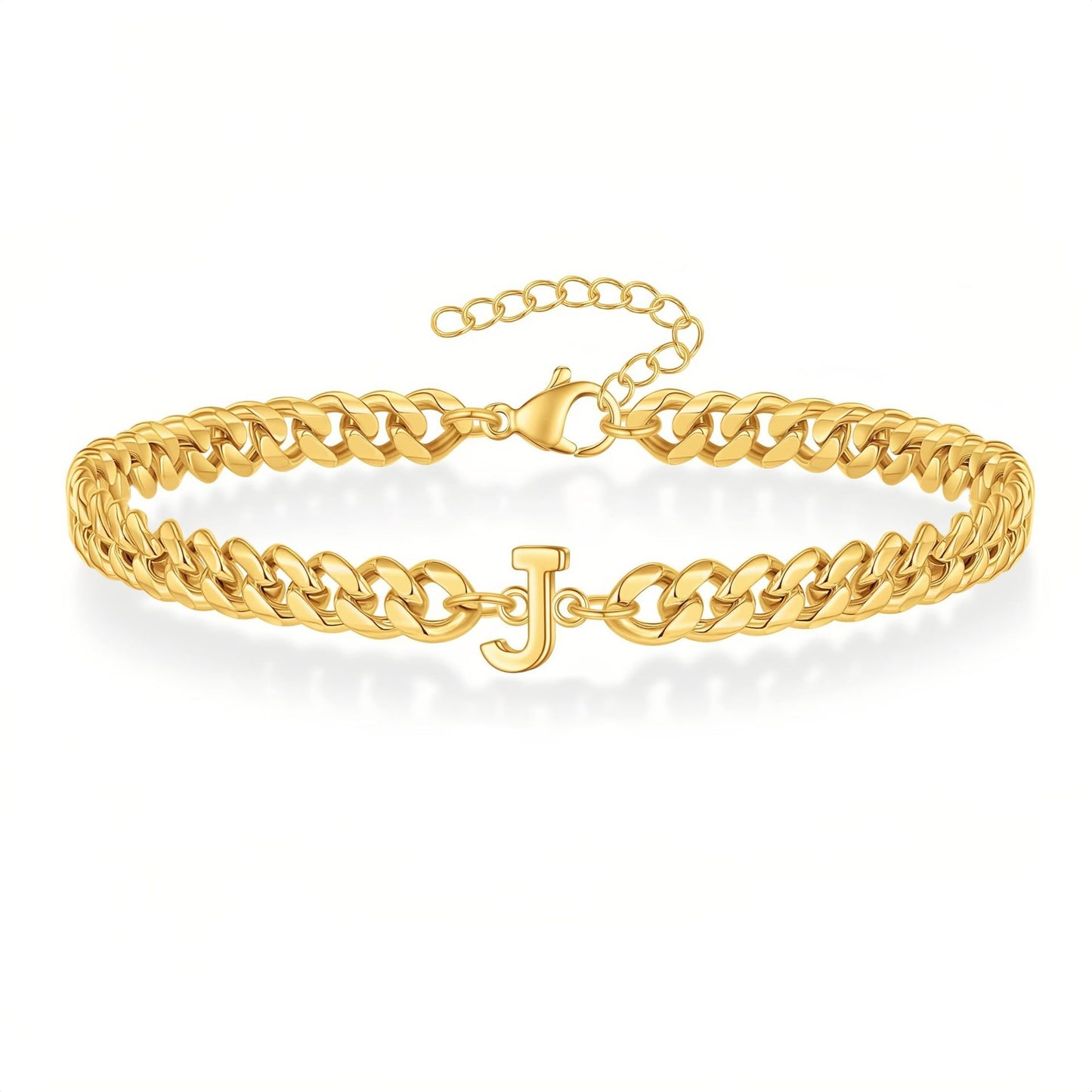Pulseira Inicial "Curb Letter"